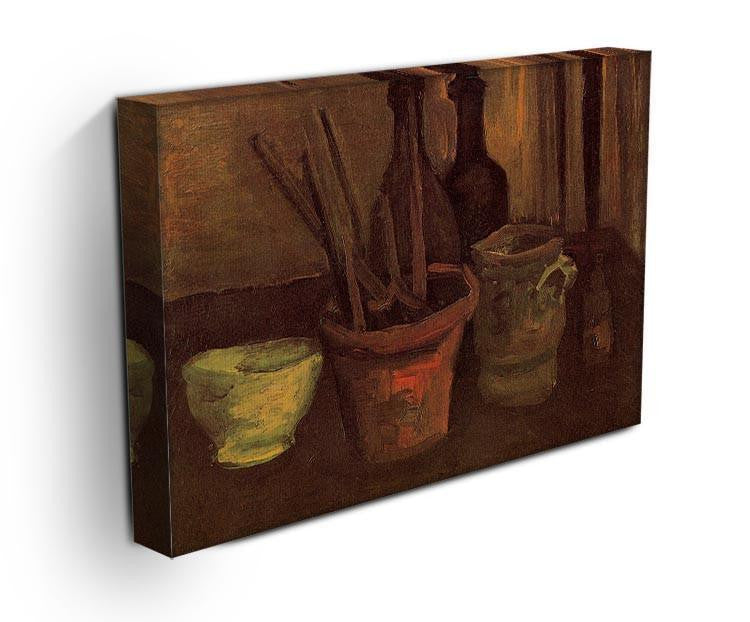 Still Life with Paintbrushes in a Pot by Van Gogh Canvas Print & Poster - Canvas Art Rocks - 3
