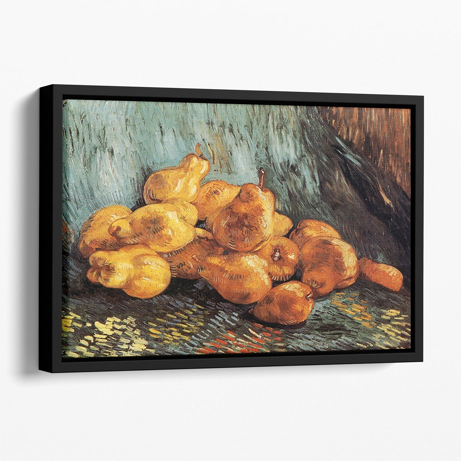 Still Life with Pears by Van Gogh Floating Framed Canvas