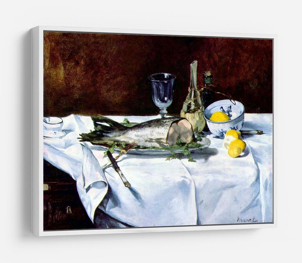 Still Life with Salmon by Manet HD Metal Print