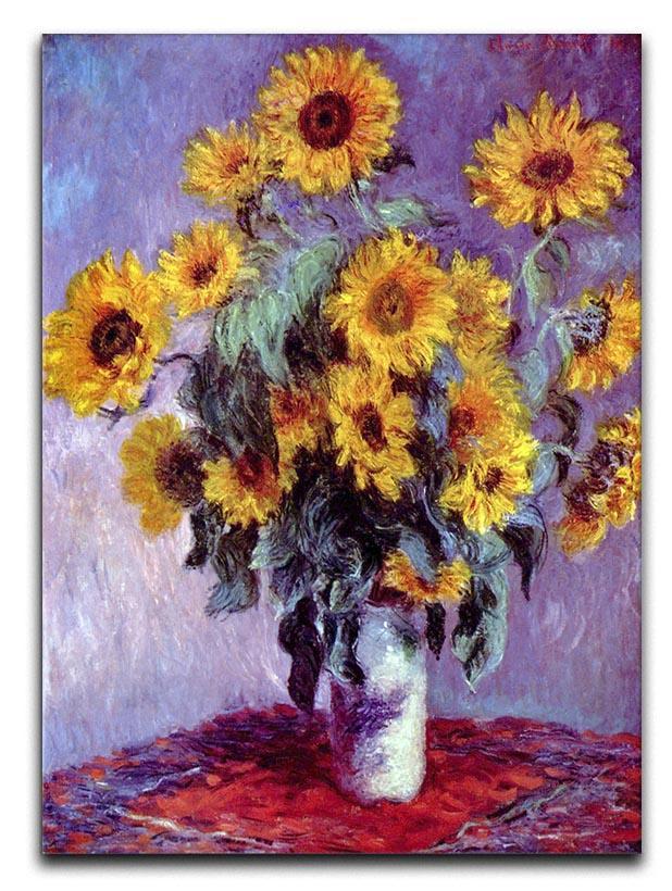 Still Life with Sunflowers by Monet Canvas Print & Poster  - Canvas Art Rocks - 1