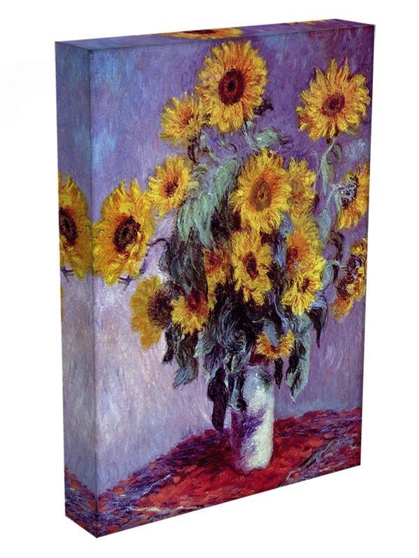 Still Life with Sunflowers by Monet Canvas Print & Poster - Canvas Art Rocks - 3