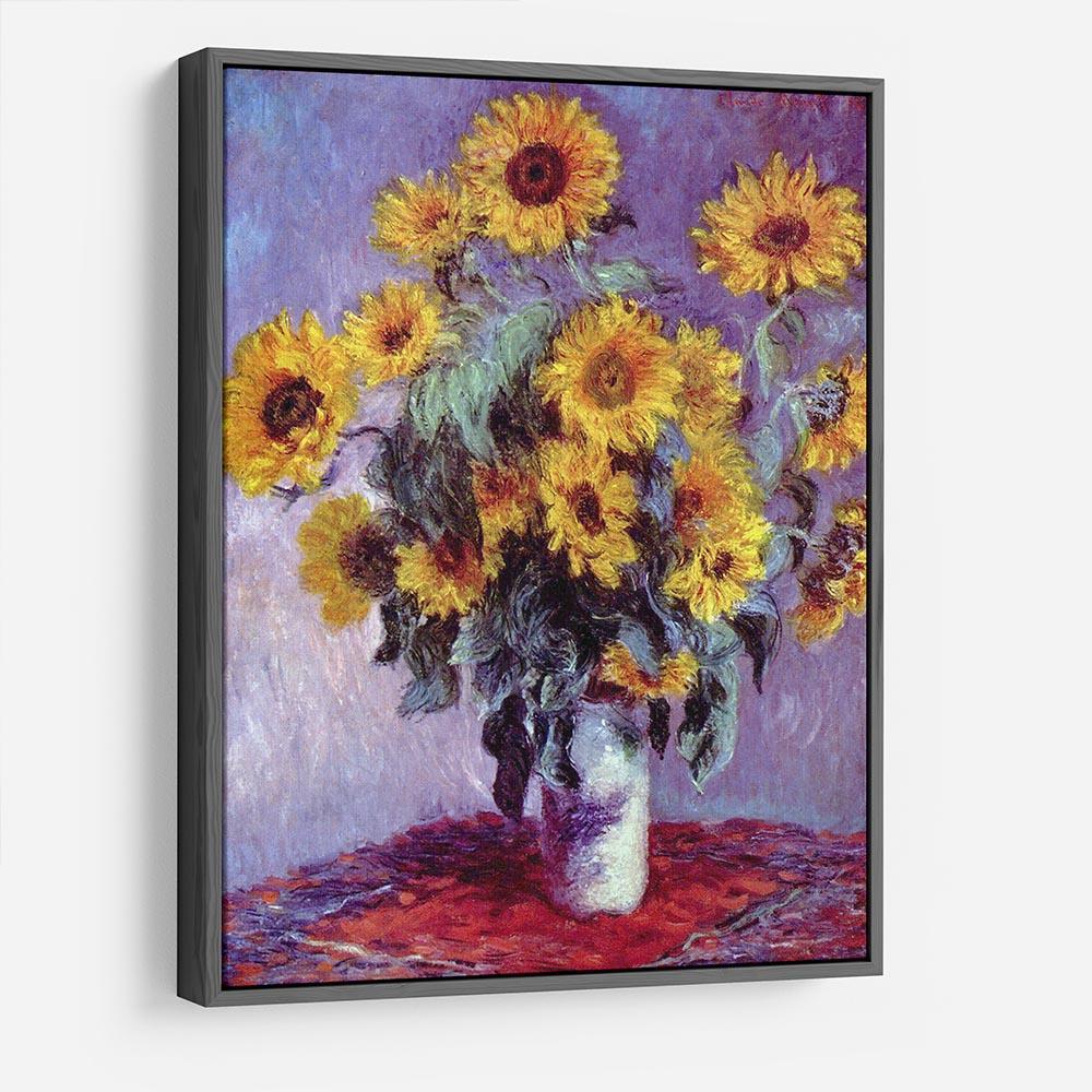 Still Life with Sunflowers by Monet HD Metal Print