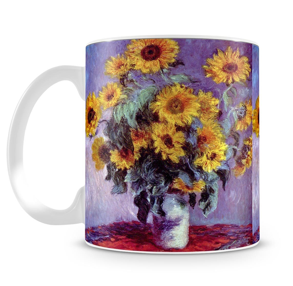 Still Life with Sunflowers by Monet Mug - Canvas Art Rocks - 4
