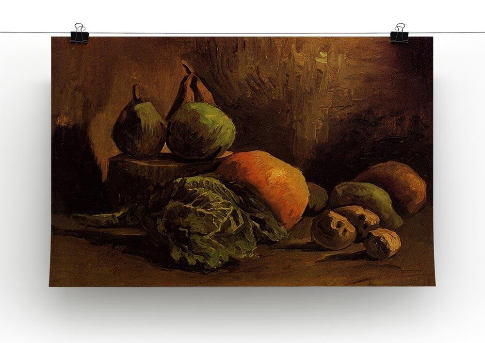 Still Life with Vegetables and Fruit by Van Gogh Canvas Print & Poster - Canvas Art Rocks - 2