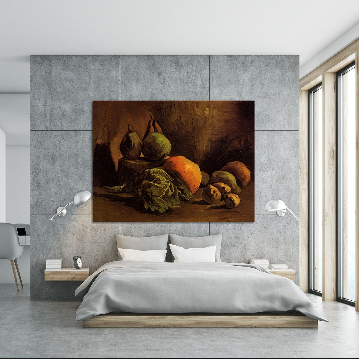 Still Life with Vegetables and Fruit by Van Gogh Canvas Print or Poster