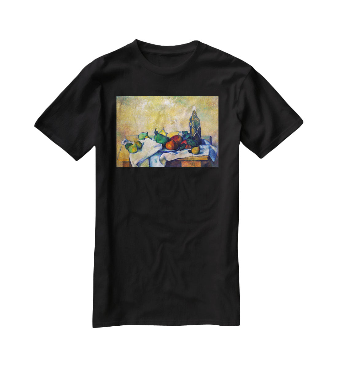 Still life Rum by Cezanne T-Shirt - Canvas Art Rocks - 1