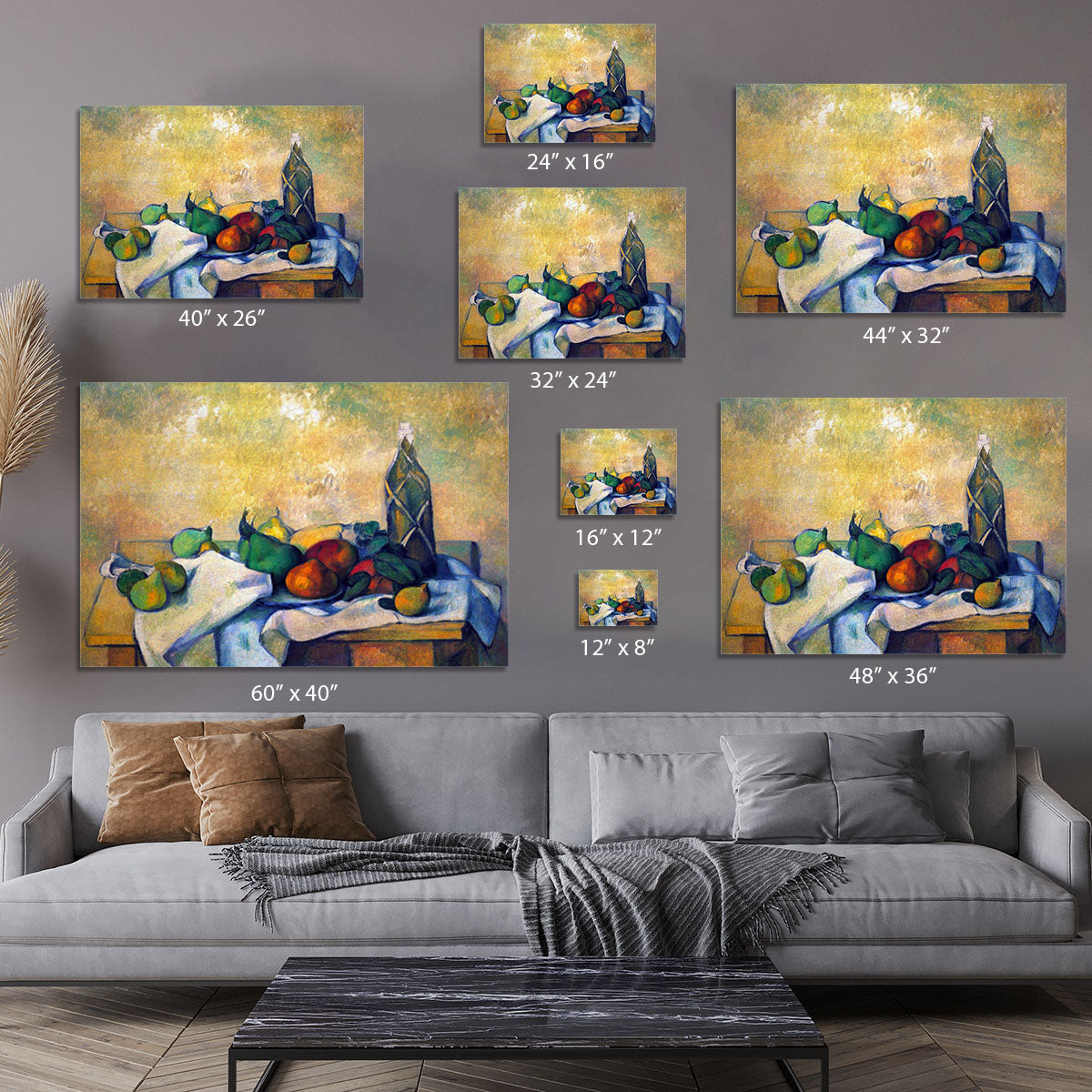 Still life Rum by Cezanne Canvas Print or Poster - Canvas Art Rocks - 7