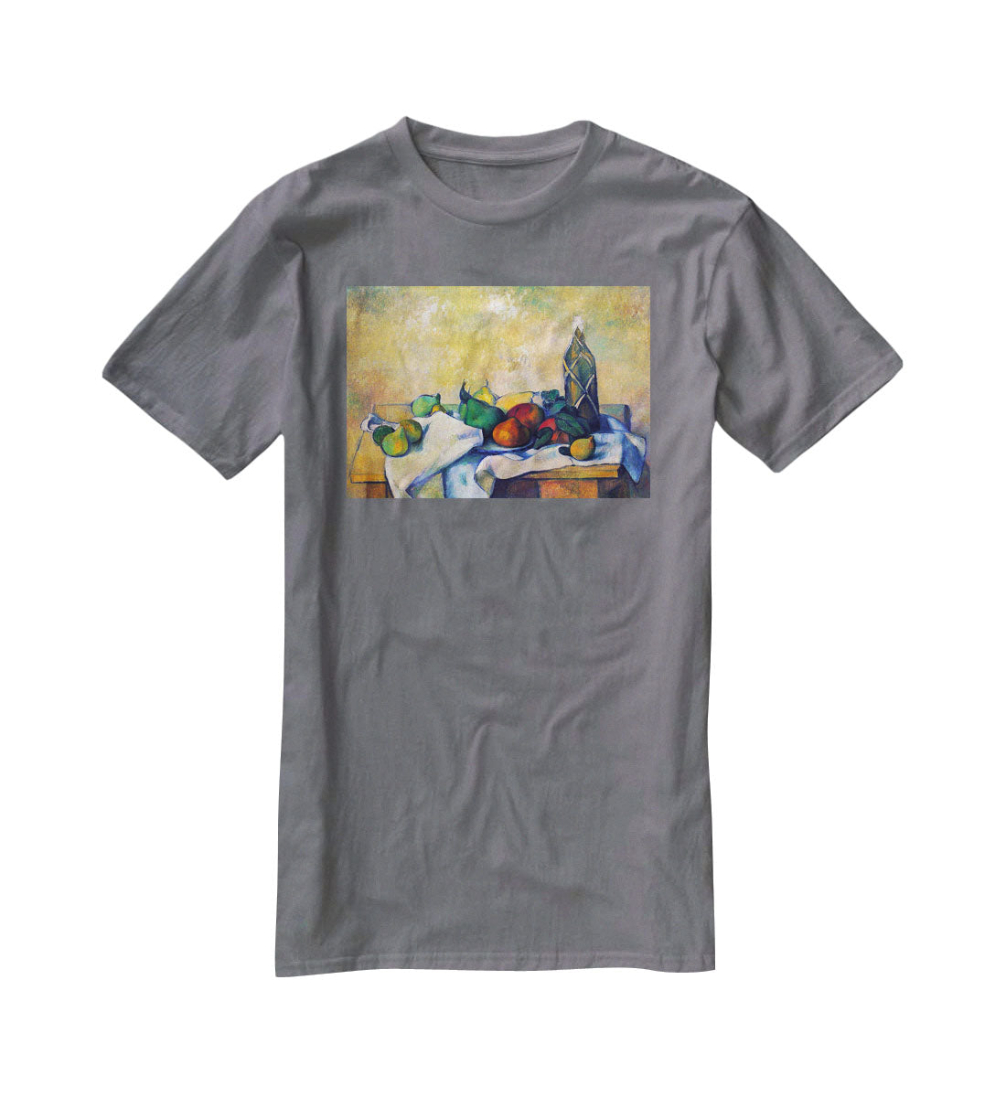 Still life Rum by Cezanne T-Shirt - Canvas Art Rocks - 3