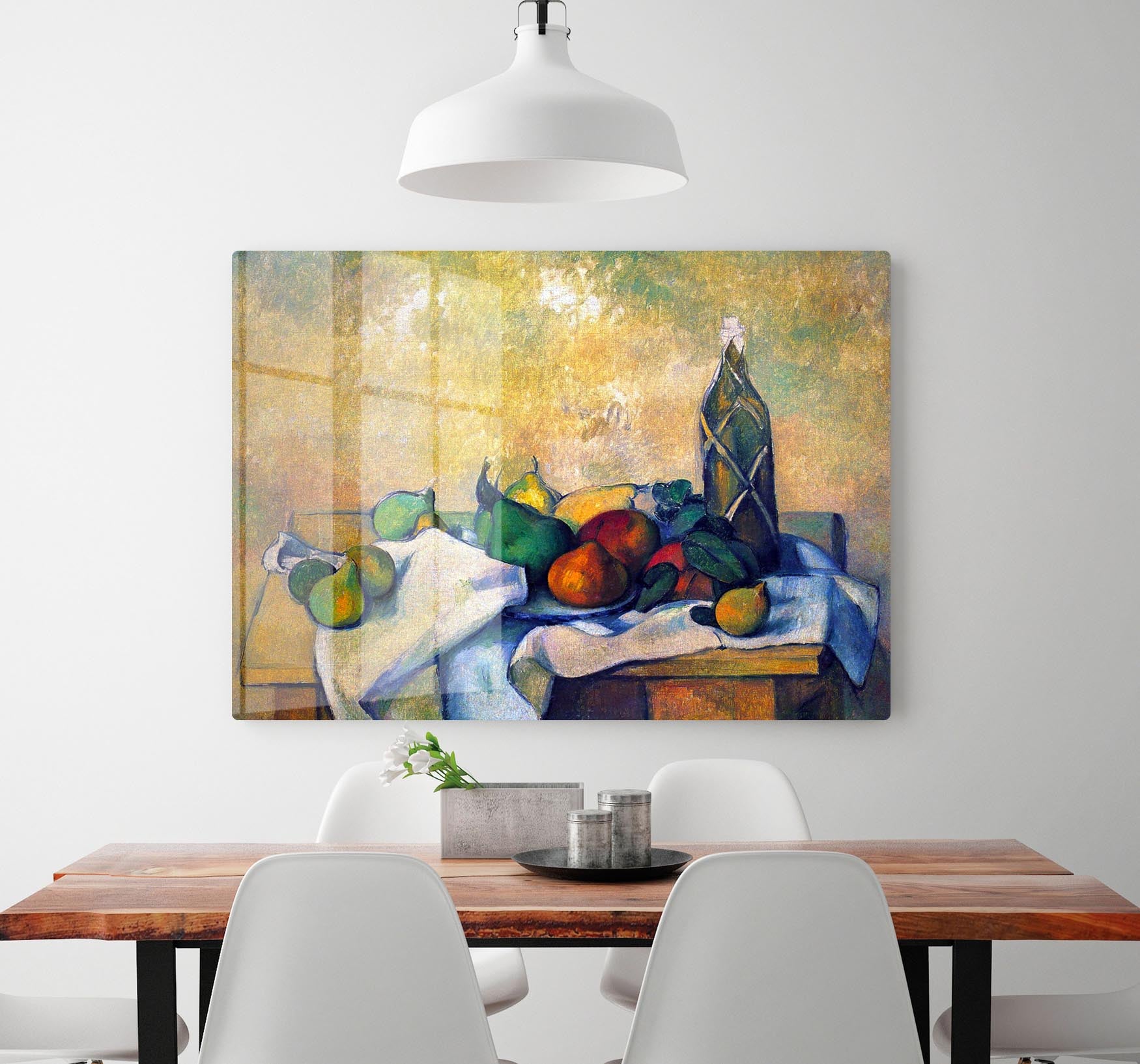 Still life Rum by Cezanne Acrylic Block - Canvas Art Rocks - 2