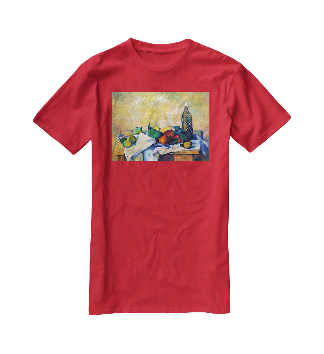 Still life Rum by Cezanne T-Shirt - Canvas Art Rocks - 4