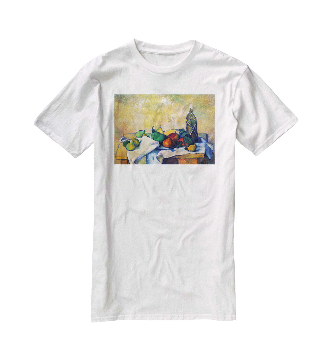 Still life Rum by Cezanne T-Shirt - Canvas Art Rocks - 5