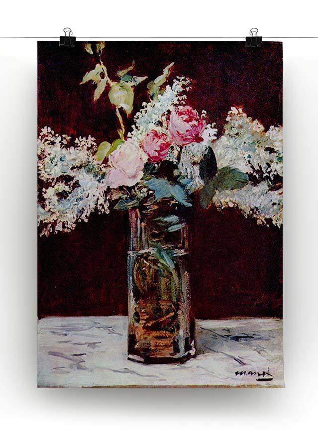 Still life lilac and roses by Manet Canvas Print or Poster - Canvas Art Rocks - 2