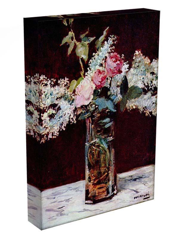Still life lilac and roses by Manet Canvas Print or Poster - Canvas Art Rocks - 3