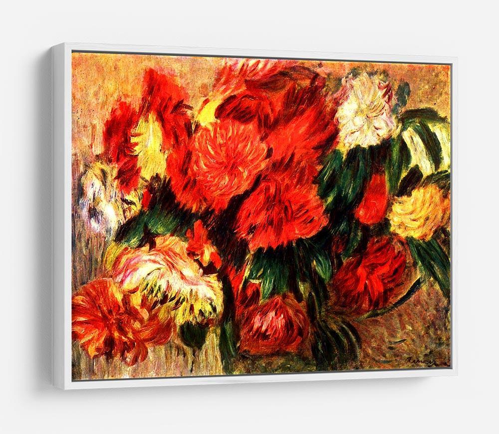 Still life with Chrysanthemums by Renoir HD Metal Print