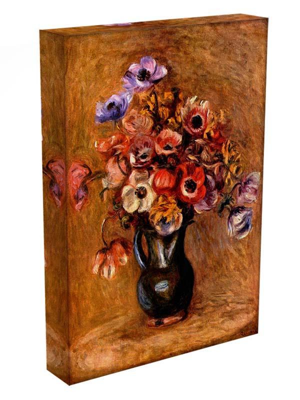 Still life with anemones by Renoir Canvas Print or Poster - Canvas Art Rocks - 3
