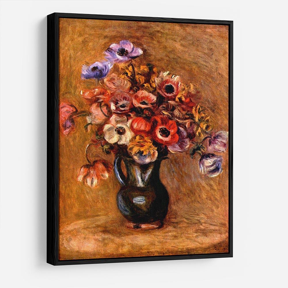 Still life with anemones by Renoir HD Metal Print