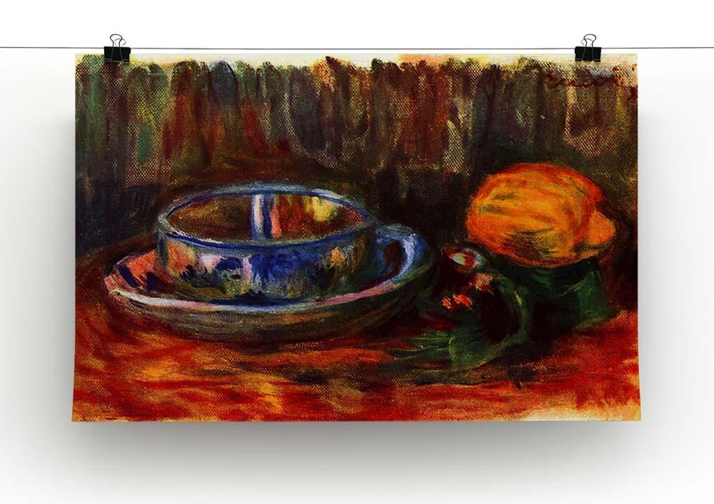 Still life with cup by Renoir Canvas Print or Poster - Canvas Art Rocks - 2