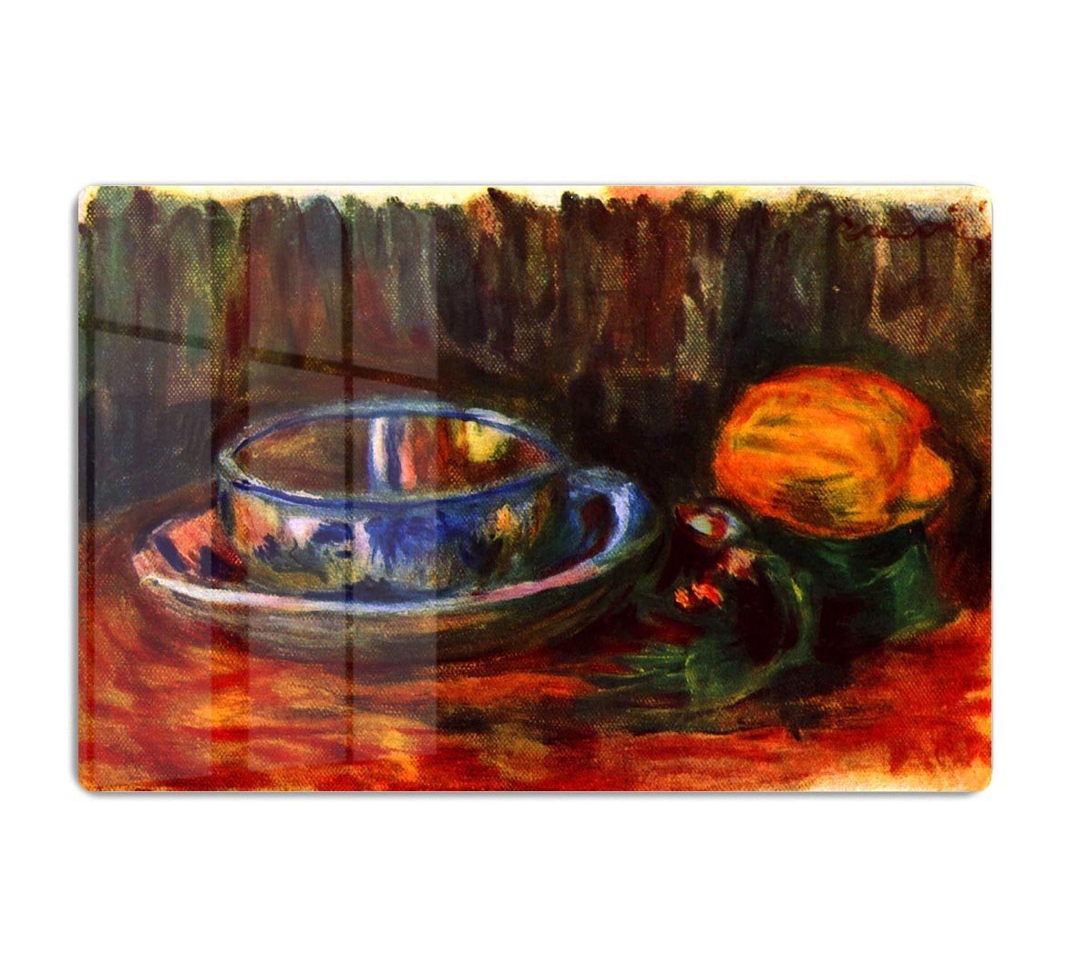 Still life with cup by Renoir HD Metal Print