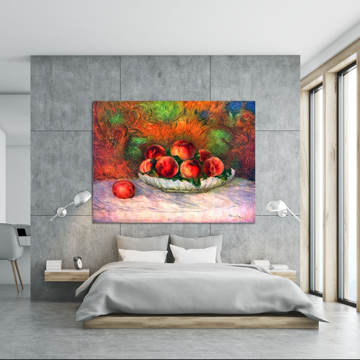 Still life with fruits by Renoir Canvas Print or Poster