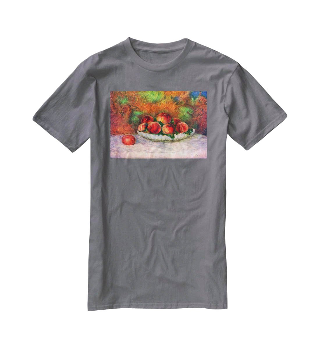Still life with fruits by Renoir T-Shirt - Canvas Art Rocks - 3