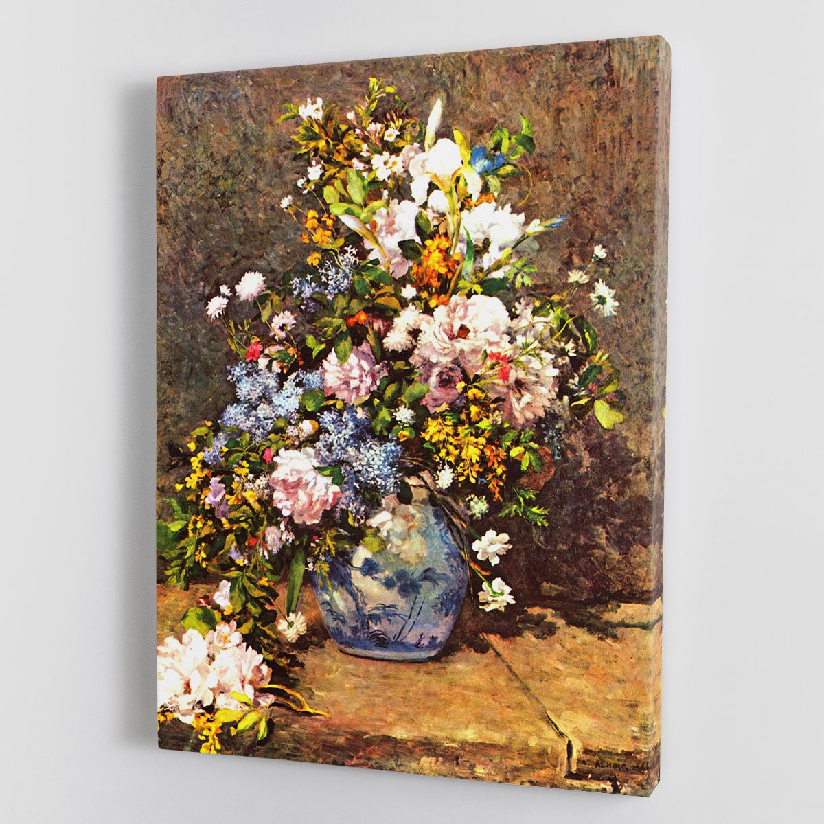Still life with large vase by Renoir Canvas Print or Poster