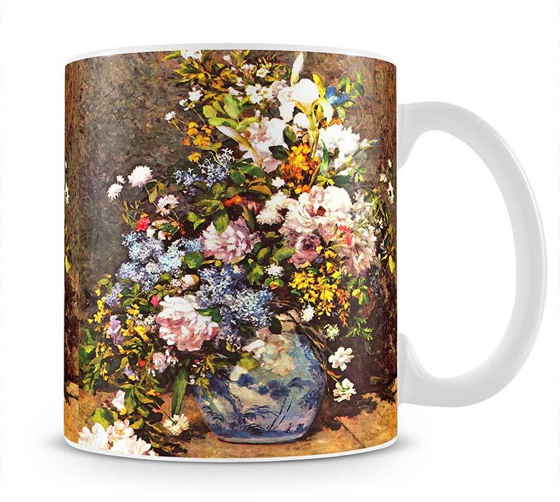 Still life with large vase by Renoir Mug - Canvas Art Rocks - 1