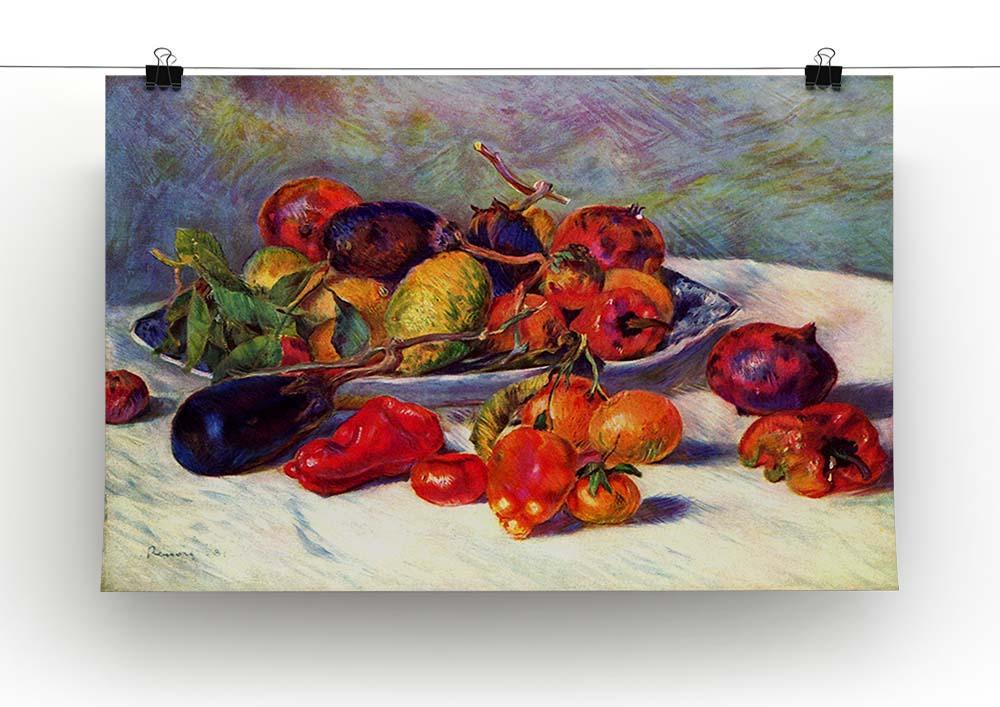 Still life with tropical fruits by Renoir Canvas Print or Poster - Canvas Art Rocks - 2