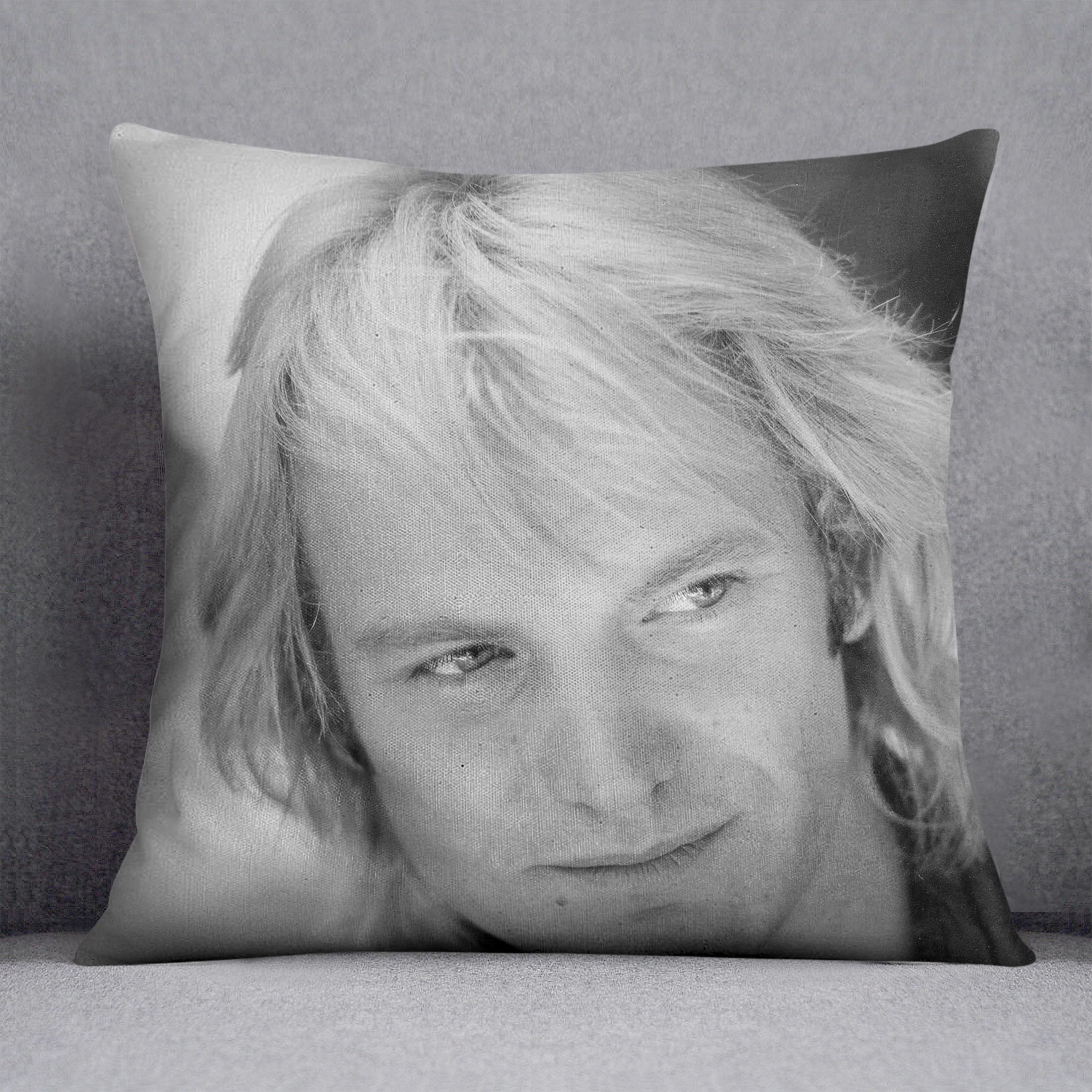 Sting in profile Cushion