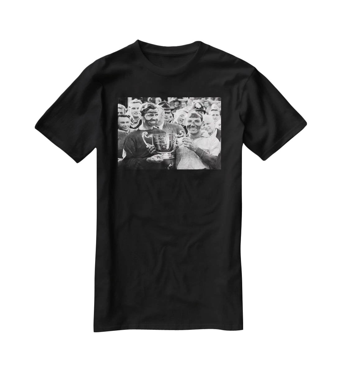 Stirling Moss and his Vanwall team mate Tony Brooks T-Shirt - Canvas Art Rocks - 1