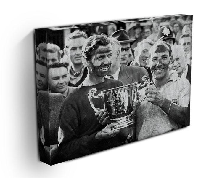 Stirling Moss and his Vanwall team mate Tony Brooks Canvas Print or Poster - Canvas Art Rocks - 3