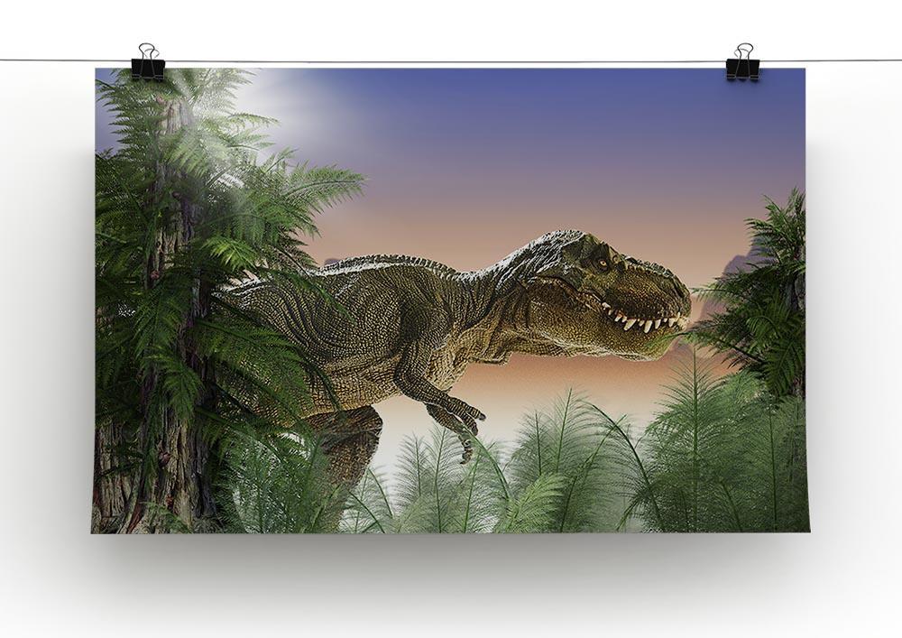 Stock Photo dinosaur Canvas Print or Poster - Canvas Art Rocks - 2