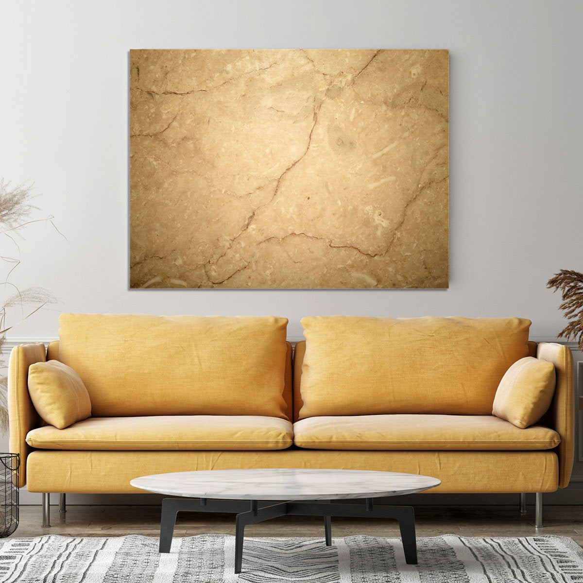 Stone Background Canvas Print or Poster