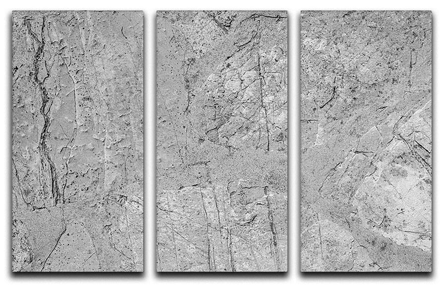 Stone concrete floor 3 Split Panel Canvas Print - Canvas Art Rocks - 1