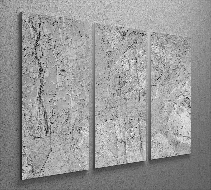 Stone concrete floor 3 Split Panel Canvas Print - Canvas Art Rocks - 2