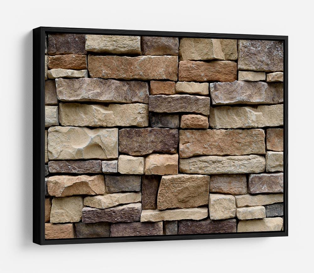 Stone wall texture HD Metal Print - Canvas Art Rocks - 6