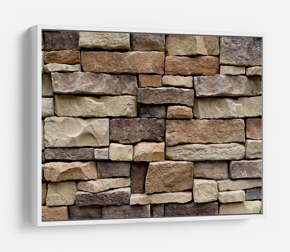Stone wall texture HD Metal Print - Canvas Art Rocks - 7