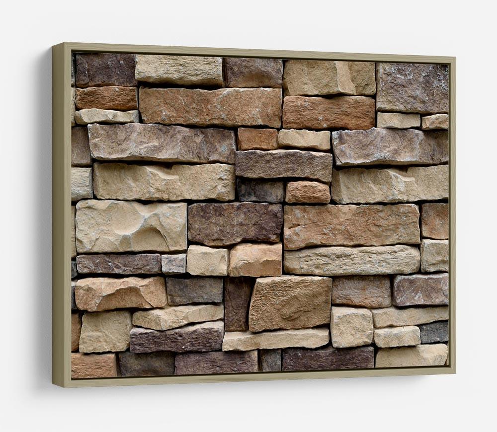 Stone wall texture HD Metal Print - Canvas Art Rocks - 8