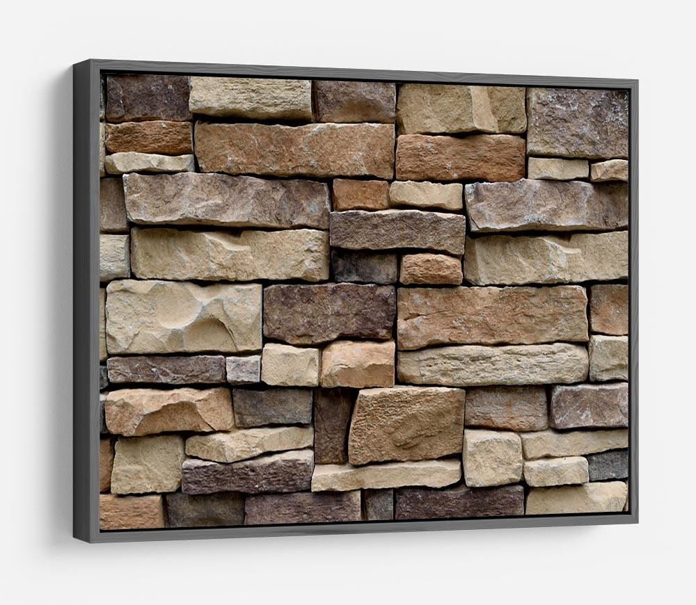 Stone wall texture HD Metal Print - Canvas Art Rocks - 9