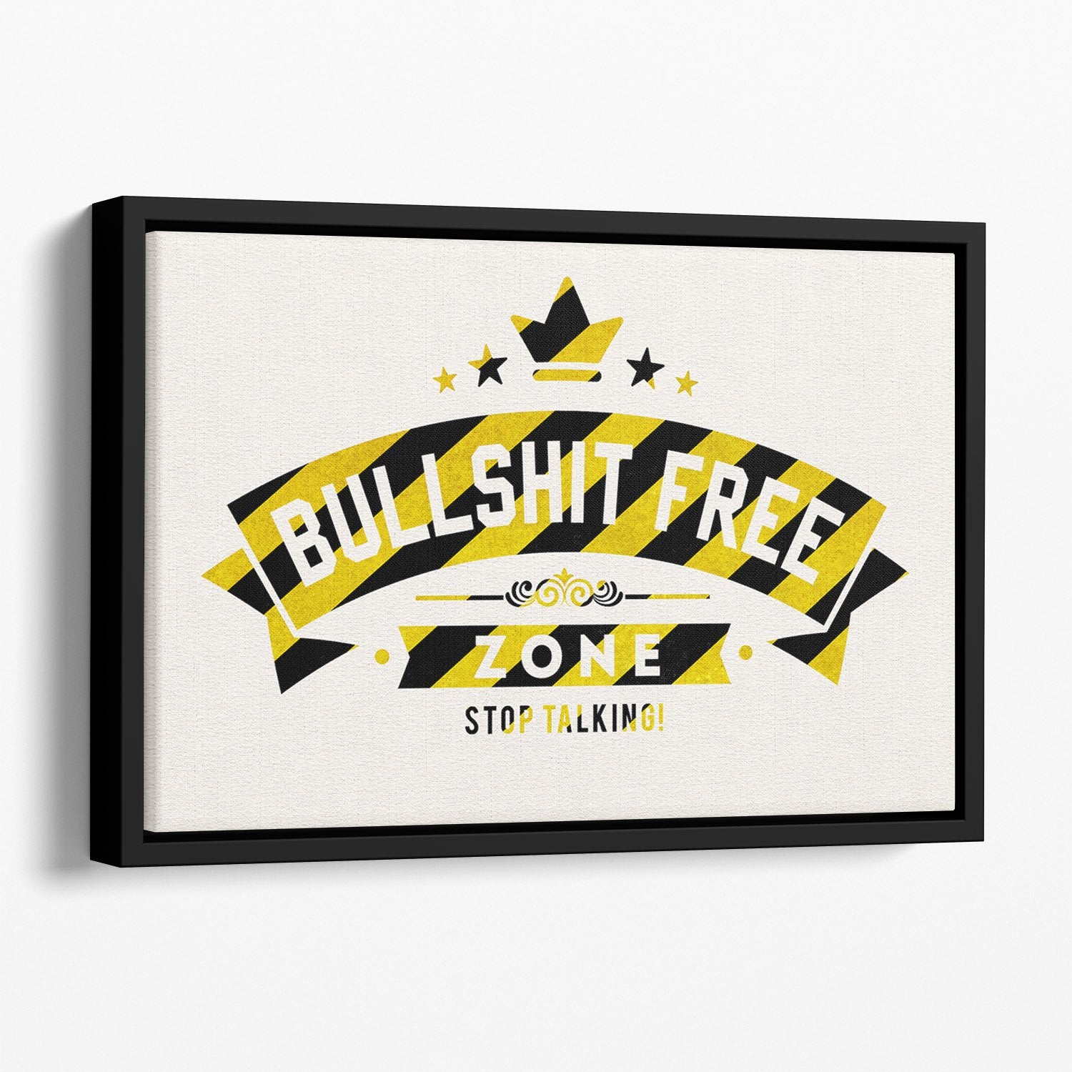 Bullshit Free Zone Canvas