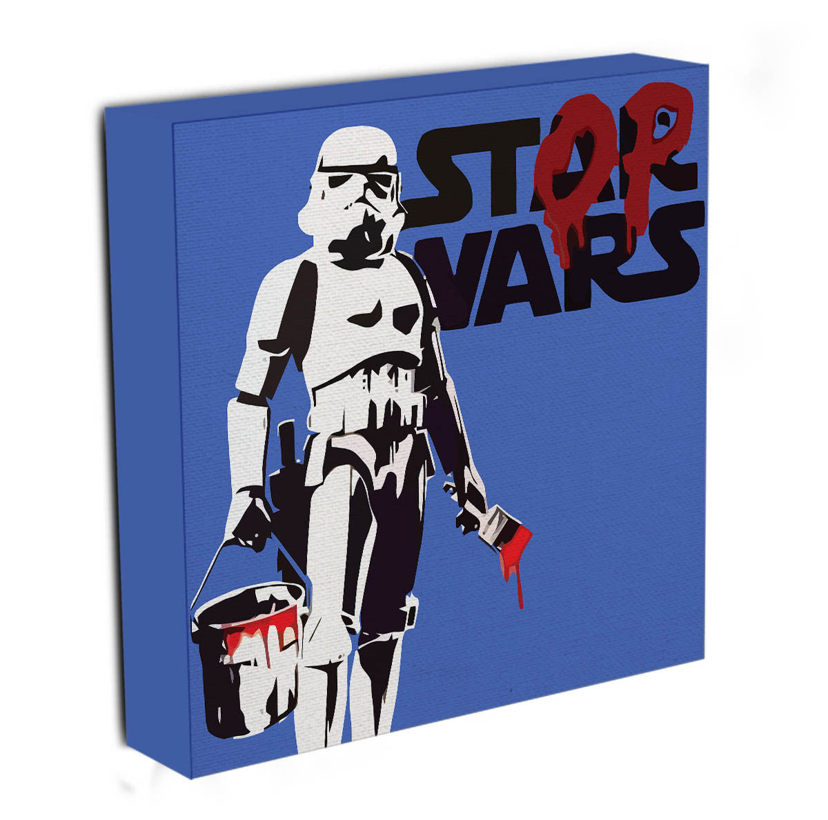 Banksy Stop Wars Star Wars Canvas Print & Poster - US Canvas Art Rocks