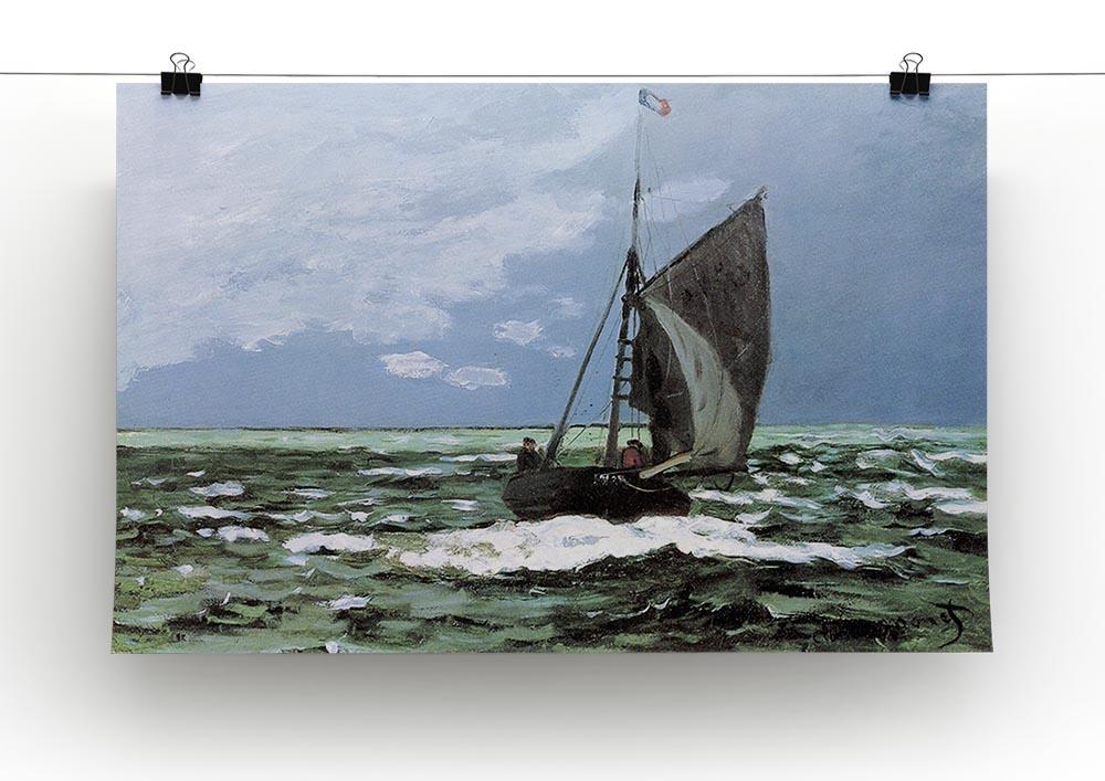 Storm by Monet Canvas Print & Poster - Canvas Art Rocks - 2