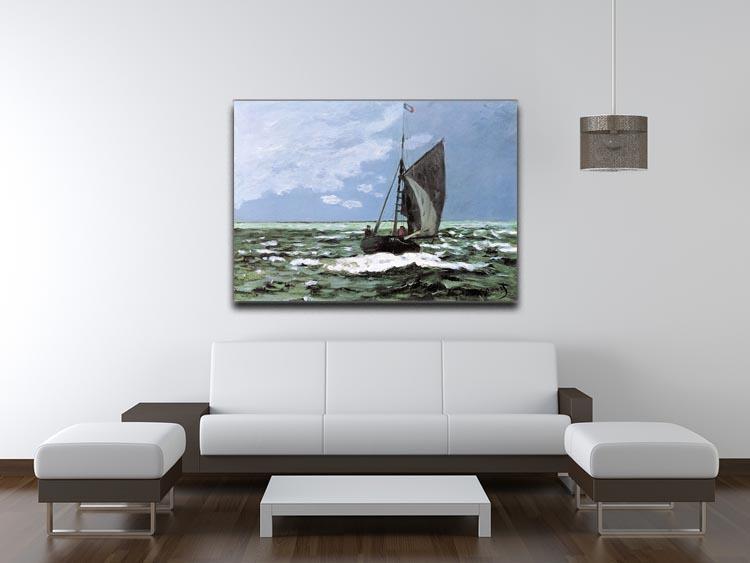 Storm by Monet Canvas Print & Poster - Canvas Art Rocks - 4