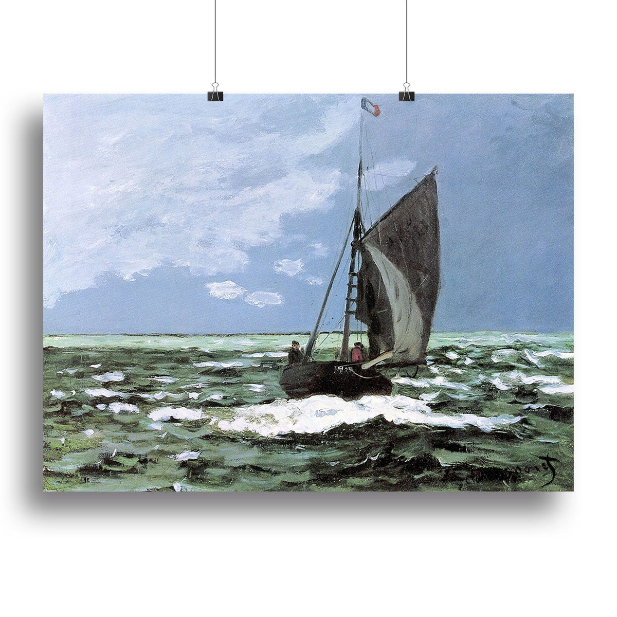 Storm by Monet Canvas Print or Poster