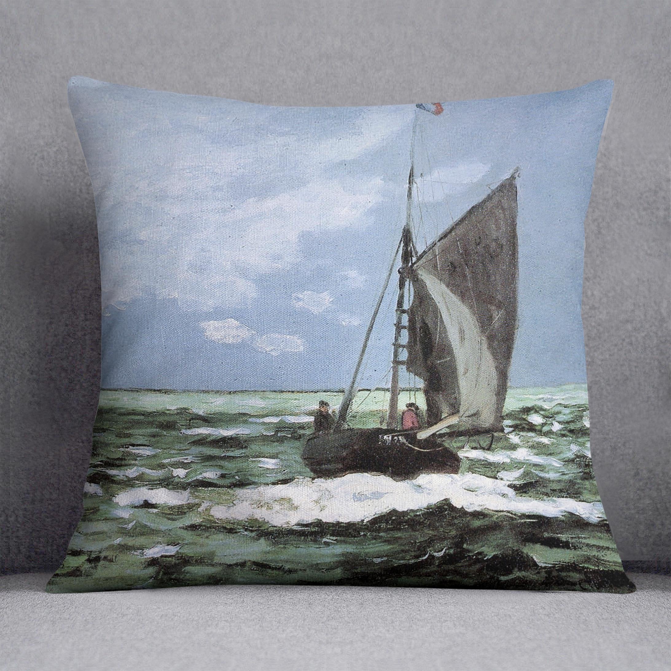 Storm by Monet Throw Pillow