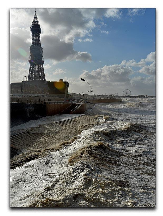 Stormy Blackpool Canvas Print or Poster - Canvas Art Rocks - 1