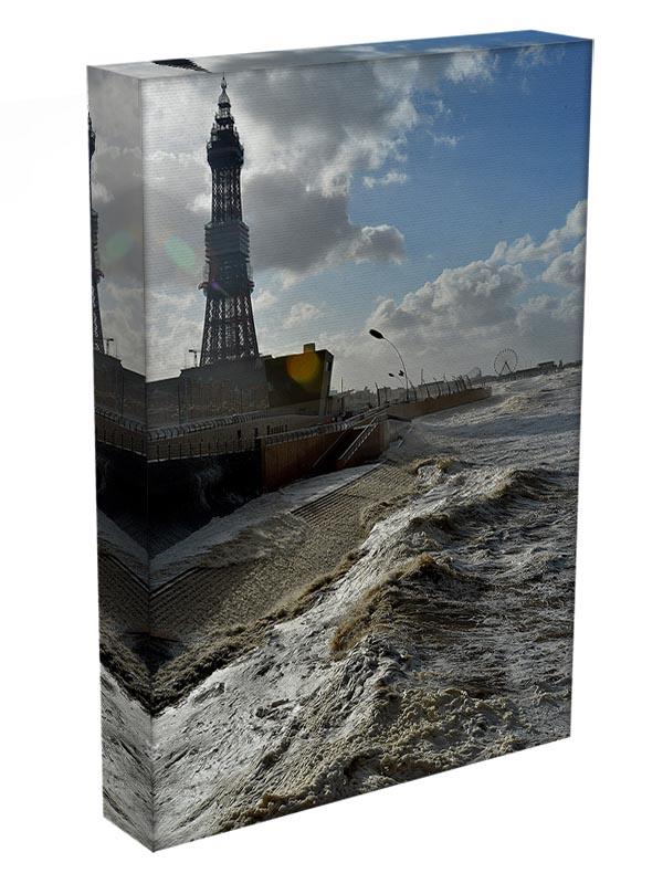 Stormy Blackpool Canvas Print or Poster - Canvas Art Rocks - 3