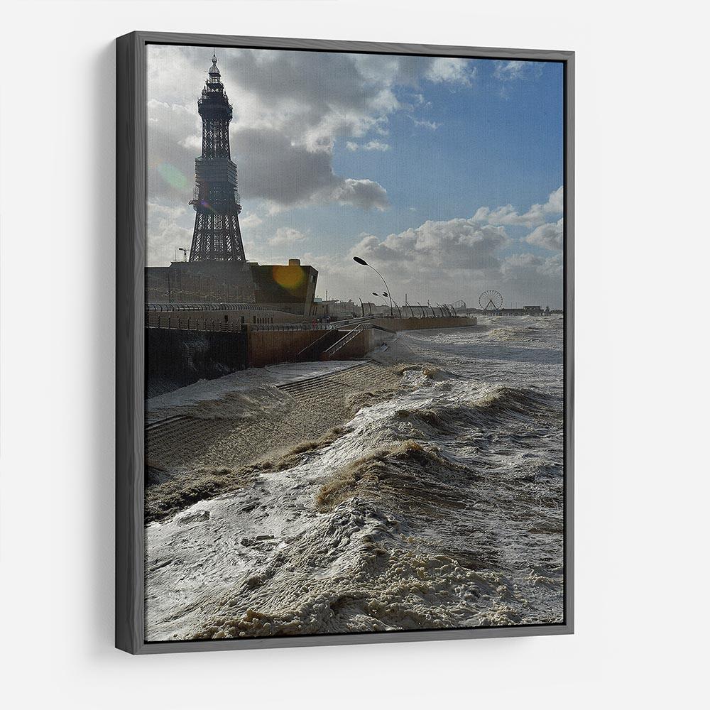 Stormy Blackpool HD Metal Print - Canvas Art Rocks - 9