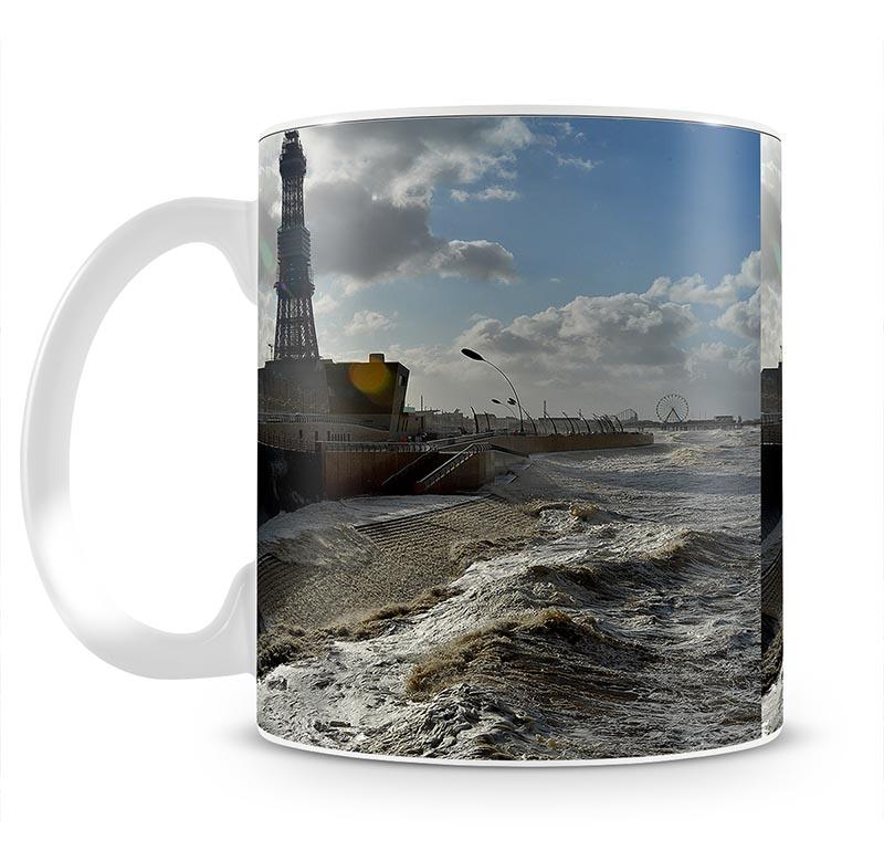 Stormy Blackpool Mug - Canvas Art Rocks - 1