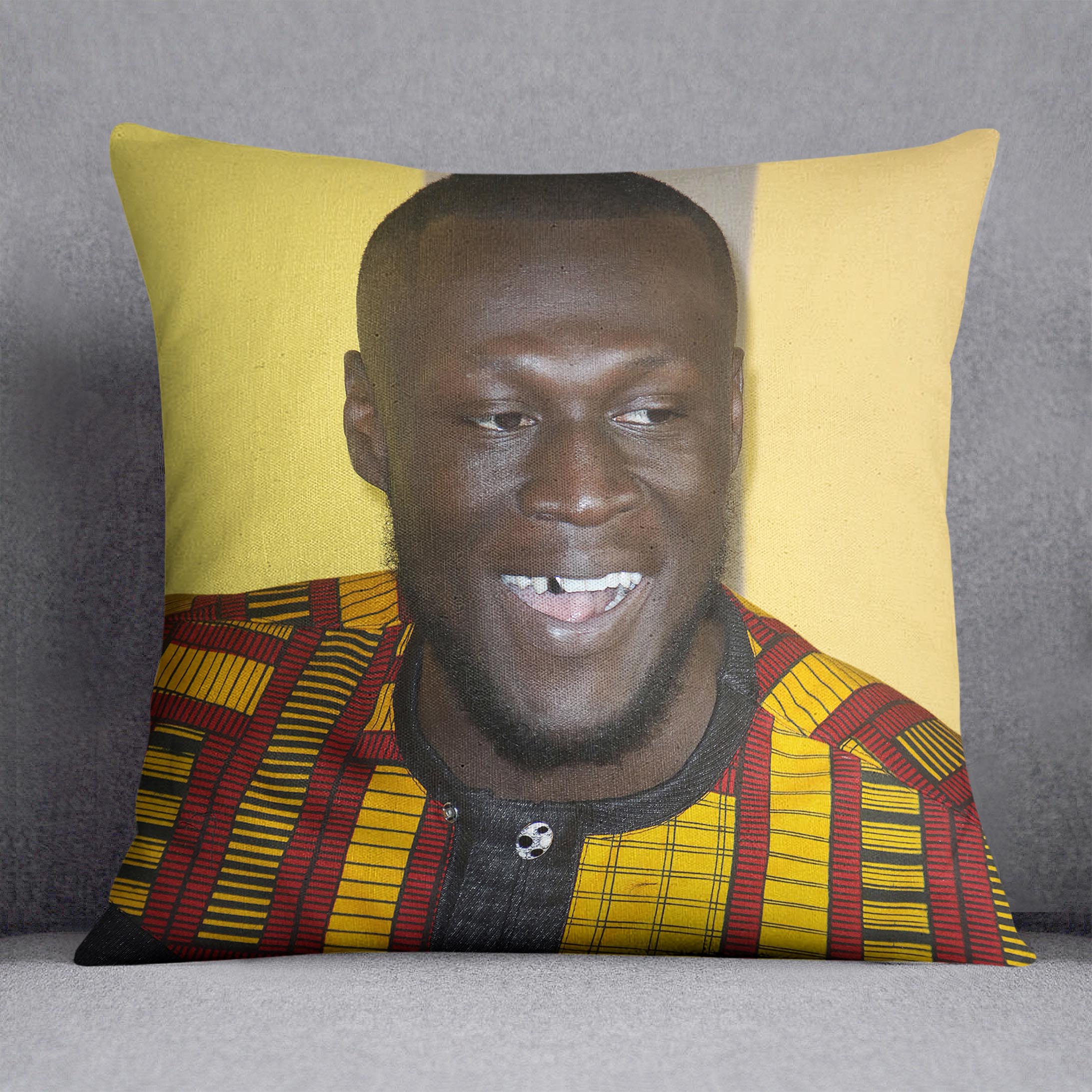 Stormzy smiles Cushion