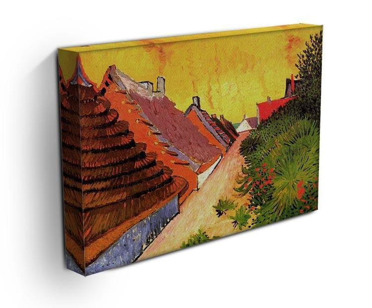 Street in Saintes-Maries by Van Gogh Canvas Print & Poster - Canvas Art Rocks - 3